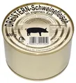Produktbild: DREISTERN Schweinefleisch im eigenen Saft 400g I Mit Schweineschwarte I Herzhafte Spezialität in recyclebarer Goldlackdose I Lange Haltbarkeit dank natürlicher Konservierung I Hausmacher Qualität