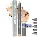 Produktbild: Wonderskin IYKYK Lidschattenstift – Langanhaltender Lidschattenstifte, wischfester und wasserfester schimmernder Lidschattenstift mit integriertem Anspitzer (Champagner)