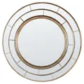 Produktbild: Beliani Wandspiegel, Gold, Kunststoff, Rund, 40x40x4 cm, Spiegel, Wandspiegel