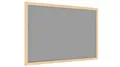 Produktbild: ALLboards Filztafel mit Holzrahmenn 60x40 cm, Grau