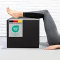 Produktbild: Foxx Schaumstoff Würfel M-L [50x45x40cm, mit Bezug] Dunkelgrauer Bandscheibenwürfel/Stufenbett zur Entlastung der Bandscheiben