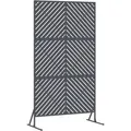Produktbild: vidaXL Sichtschutz Anthrazit 100 x 50 x 180 cm Stahl 868544