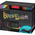 Produktbild: FABER-CASTELL Dreikant-Buntstifte Black Edition Stifterolle 72 Stifte