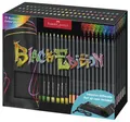 Produktbild: FABER-CASTELL Dreikant-Buntstifte Black Edition Stifterolle 72 Stifte