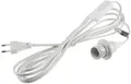 Produktbild: 2 er Set Netzkabel mit Schalter und E14 Fassung 3,4m Kabel Lampenfassung Leuchte