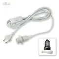 Produktbild: Kabel mit Fassung Lampenfassung + Schalter für E14 3,5m Netzkabel Euro-Stecker
