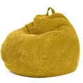 Produktbild: Green Bean Sitzsack, Gelb, Textil, Füllung: Styroporkugeln, Oval, 90x110x90 cm, Hergestellt in Deutschland, Wohnzimmer, Hocker, Sitzsäcke, XXL Sitzsäcke