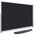 Produktbild: VOUNOT Seitenmarkise Ausziehbar für Balkon, Garten und Terrasse, Sichtschutz, Windschutz, Wasserdicht, Sonnenschutz, 180 x 300 cm, Schwarz-Anthrazit