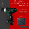 Produktbild: Parkside Akkubohrschrauber PABS 20-Li D5 Cordless Drill