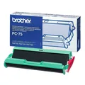 Produktbild: brother PC-75 Thermo-Druckfolie schwarz, 1 Rolle PC75