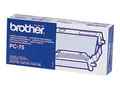 Produktbild: Brother PC75 - Schwarz - Farbbandkassette - für FAX-T102