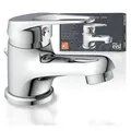 Produktbild: eisl SPEED Waschtischarmatur mit Zugstange, Wasserhahn Bad mit Ablaufgarnitur Waschbecken, Chrom - Silber