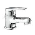 Produktbild: EISL NI075SCR SPEED Waschtischarmatur, Badarmatur, Einhebelmischer mit Ablaufgarnitur, besonders platzsparender Wasserhahn, ideal für kleine Waschbecken, Chrom