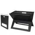 Produktbild: Elite Barbeque Faltgrill Klappgrill Holzkohlegrill Grill mobil tragbar Schwarz