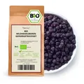 Produktbild: (109,80 EUR/kg) 500g Bio Wildheidelbeeren, gefriergetrocknet & ganz, Blaubeeren