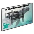 Produktbild: WALI TV Wandhalterung Schwenkbar Neigbar für 32–70 Zoll Flachbildschirme,Wandhalterung für Fernseher mit Bewegbarem Gelenkarm für LED/LCD/OLED bis 40 kg,max.VESA 400x400 mm (FTM-2),Schwarz