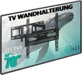 Produktbild: WALI TV Wandhalterung für die Meisten 32-70-Zoll Flachbildfernseher, schwarz