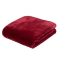 Produktbild: Gözze - Premium Cashmere-Feeling Wohn- und Kuscheldecke, 500 g/m², 180 x 220 cm - Rot