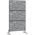 Produktbild: vidaXL Sichtschutz Anthrazit 100 x 50 x 180 cm Stahl 868558