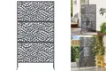 Produktbild: Sichtschutz Anthrazit 100x50x180 Cm Aus Stahl Paravent