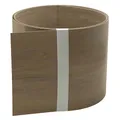 Produktbild: INTRA-TEC Design-Zaun-Sichtschutzstreifen Holzdekor Caramel Oak aus Hart-PVC 252x19 cm für Doppelstabmattenzäune, Holzoptik