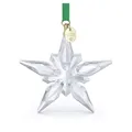 Produktbild: Swarovski Annual Edition Ornament 2025, Festliches Kristallornament im Stern-Design, Festlicher Christbaumschmuck und weihnachtliche Fensterdekoration mit Grünem Ripsband, Größe: 7.7 x 1.3 x 7.2 cm