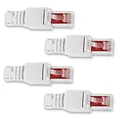 Produktbild: NAmobile 4X Netzwerkstecker Netzwerk Stecker werkzeuglos Cat7 Cat6 Cat5 LAN Kabel RJ45 ohne Werkzeug werkzeugfrei Verlegekabel Patchkabel Netzwerkkabel Crimpstecker