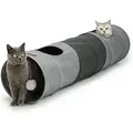 Produktbild: Katzentunnel Rascheltunnel Tunnel Für Haustiere Spieltunnel Mit Ball Faltbar, 30x130 Cm - Lionto