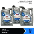 Produktbild: Total Quartz 7000 10W-40 VW 505 Renault PSA MB Motoröl 3x5 Liter = 15 Liter
