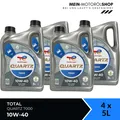 Produktbild: Total Quartz 7000 10W-40 VW 505 Renault PSA MB Motoröl 4x5 Liter = 20 Liter