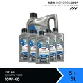 Produktbild: Total Quartz 7000 10W-40 VW 505 Renault PSA MB Motoröl 5+5 Liter = 10 Liter