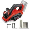 Produktbild: Einhell Akku-Hobel TE-PL 18/82 Li-Solo Power X-Change (18 V, 82 mm Hobelbreite, bis 2 mm Spantiefe, Falztiefen-/Parallelanschlag, autom. Parkschuh, inkl. 2x Wendemesser, ohne Akku)
