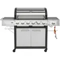 Produktbild: El Fuego Edelstahl-Gasgrill Long Beach ca. 161 x 121 x 59,5 cm