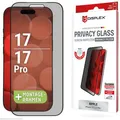 Produktbild: Displex Displayschutzfolie Privacy Glass, 10H, für Apple iPhone 17/17 Pro, aus Hartglas