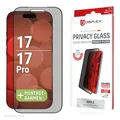 Produktbild: Displex Privacy Schutzglas (10H) FC Kompatibel mit Phone 17/17 Pro, Eco-Montagerahmen (Privacy Glass Full Cover)
