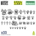 Produktbild: Green Stuff World Wilde Pilze Set (36) Resin Gelände models Mushrooms