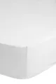 Produktbild: hip Spannbettlaken HIP Spannbettlaken Uni 140 x 200 cm White, Baumwolle, Gummizug: Rundum, (1 Stück), Bettlaken mit Gummizug in 90x200 140x200 180x200 und weitere Größen