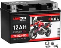 Produktbild: LANGZEIT YTX12A-BS GEL Motorradbatterie 12V 12Ah 230AEN 51013 YTZ12S GT12A-BS CTX12A-BS 12V ersetzt 10Ah