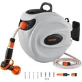 Produktbild: Schlauchtrommel Wasser 25 m x 12 mm mit Wandhalterung Tragegriff Schlauchtrom...