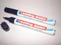 Produktbild: 2x Edding 8280 securitas UV-Marker 1,5- 3 mm permanent farblos Spezialtusche NEU
