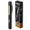 Produktbild: NEO TOOLS Inspektionslampe 450 lm COB LED + Laser + UV + 4 in 1 Taschenlampe, 450 lm, 365 nm UV-Ultraviolettlampe, 3,7 V 800 mAh Lithium-Ionen-Akku, Ladezeit 3 Stunden, kann sie etwa 160 Minuten