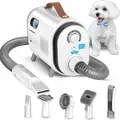 Produktbild: Hunde- und Katzenpflegeset, Staubsauger, Trimmer, Bürste 6in1, MPM MOD-1000