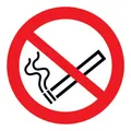 Produktbild: SafetyMarking Verbotsschild Folie D100 mm Rauchen verboten
