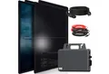 Produktbild: SUNNIVA Balkonkraftwerk 1840W BIFAZIAL FULLBLACK komplett Steckdose, (TSUN 2000 Watt Wechselrichter, Solaranlage Komplettset, 4x 460W N-Type Glas-Glas Bifacial Solarmodule, 5m Kabel, 4x 2.5m Solarkabel)