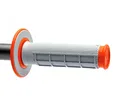 Produktbild: Renthal MX / Enduro Dual Compound Griffe Diamant / Waffel (Grau/Orange) (G155)