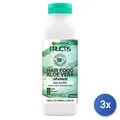 Produktbild: 3x Garnier Fructis Hair Food Haarbalsam Aloe Vera, 350 Ml