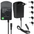 Produktbild: Universal AC Adapter 12V Netzteil mit 6 Austauschbare Spitzen auf DC 3V 4.5V ...