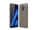 Produktbild: König Design Handyhülle Samsung Galaxy A6 Plus (2018), Samsung Galaxy A6 Plus (2018) Handyhülle Carbon Optik Backcover Grau