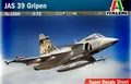 Produktbild: Jas 39 Gripen Fighter Kunststoff Kit 1:72 Modell Italeri