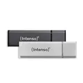 Produktbild: Intenso Alu Line 2x 32 GB USB-Stick USB 2.0, silber und anthrazit (Doppelpack)